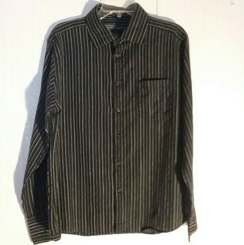 Counter Intelligence Pin Stripped Button Down s. L